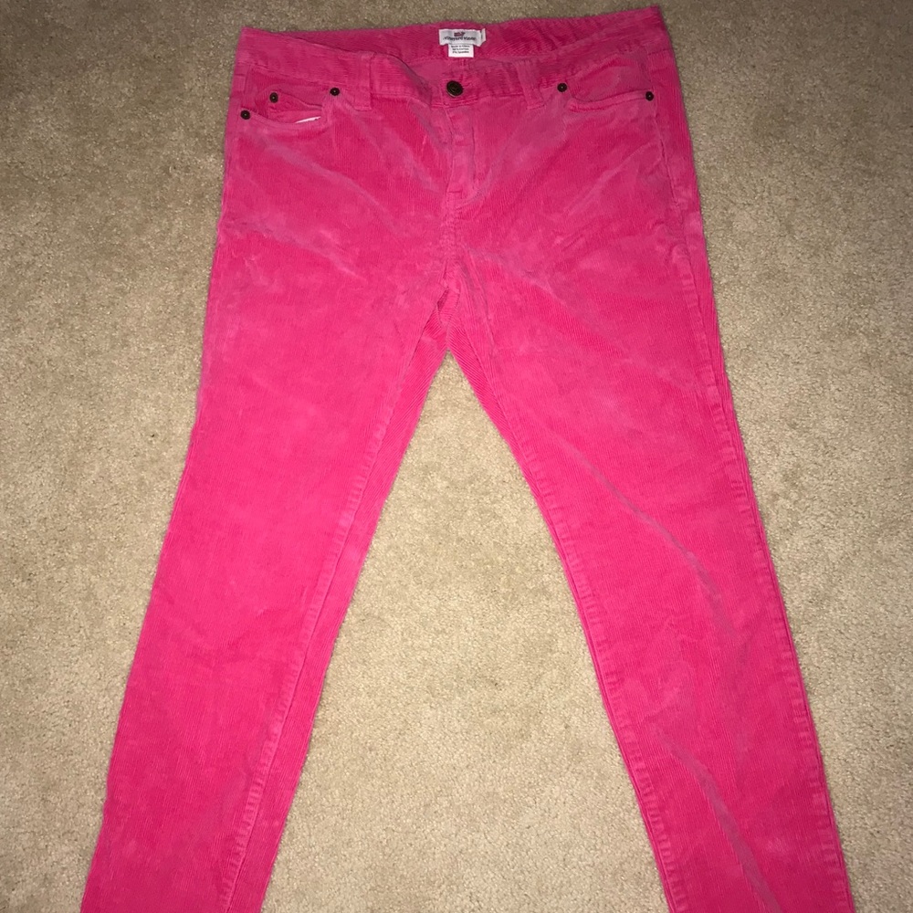 Vineyard Vines Pink Corduroy Pants